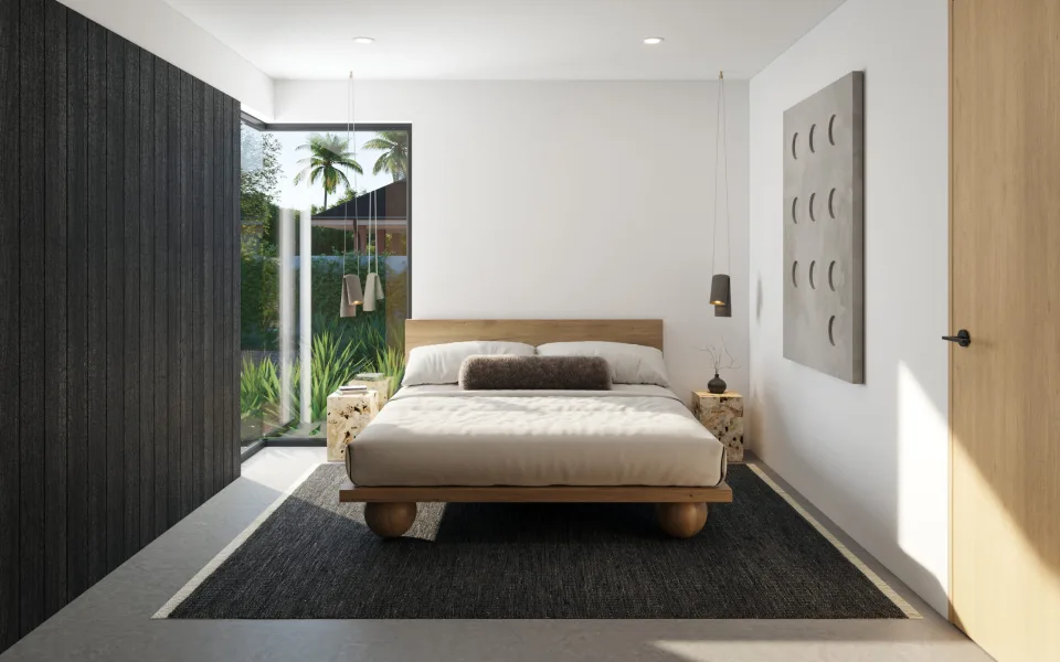 MLC bedroom with integrated storage