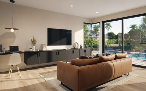 Living room inside an MLC guest home