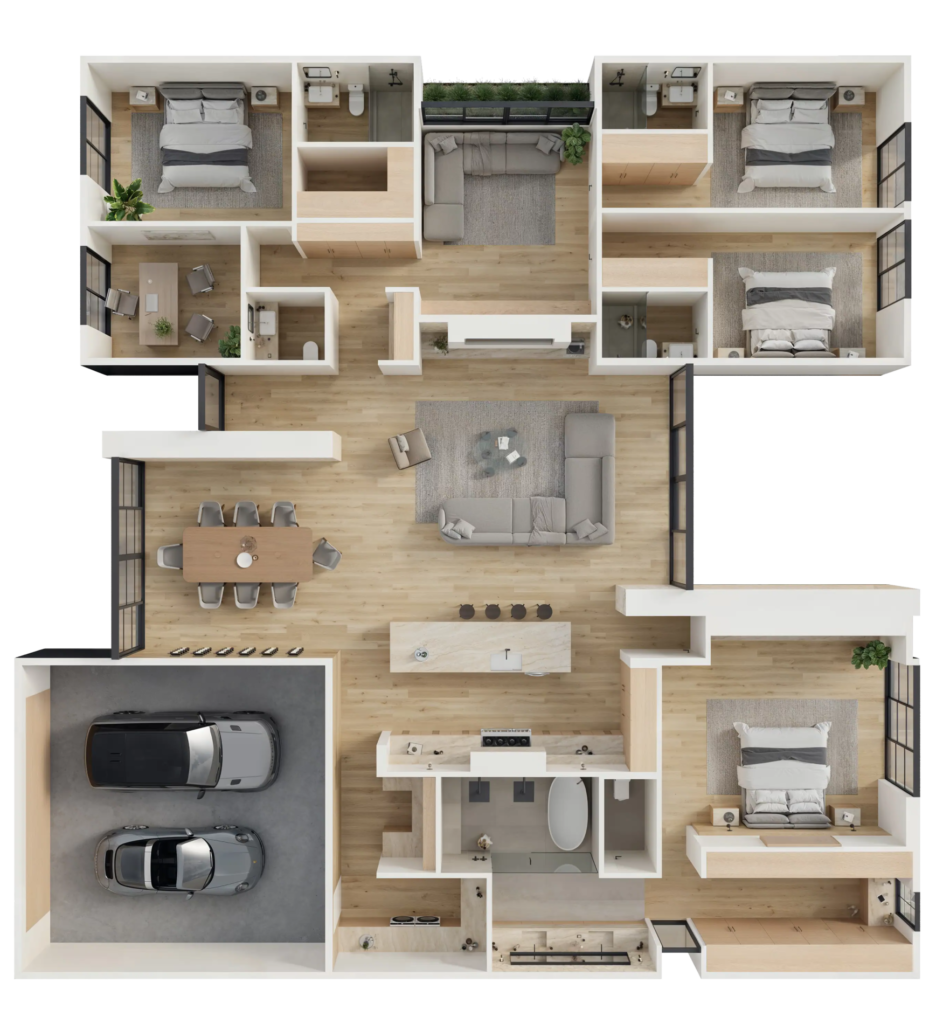 5 Bedroom Prefab Homes | Minimal Living Concepts