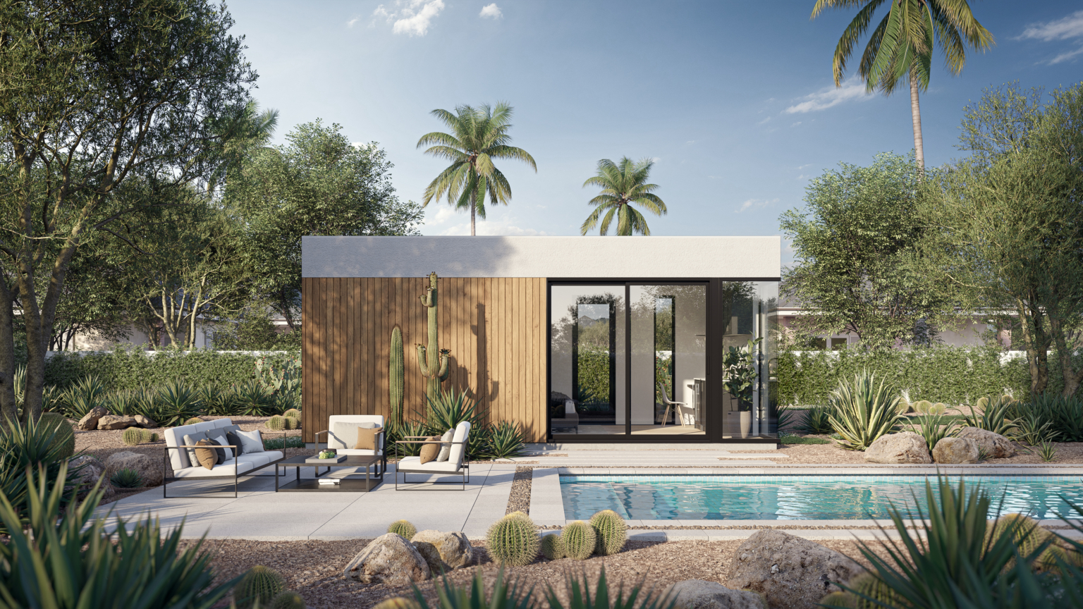 Poolhouse | Minimal Living Concepts