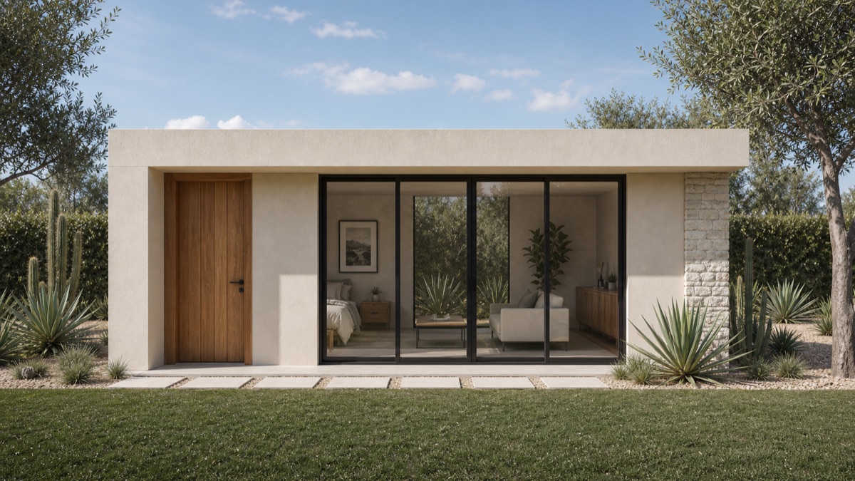 Yoko custom guest home matching the primary residence